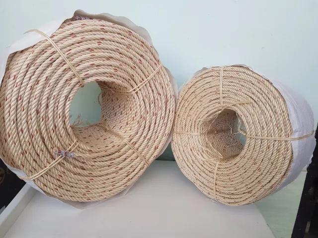 Dây thừng PP 8ly (8mm) siêu bền dùng trang trí, kéo giếng trời, dây kéo mái che, kéo bạt xe, căn võng. PP8200. nguyên cuộn 200 mét